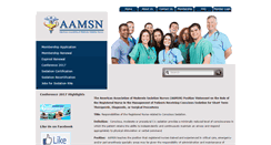 Desktop Screenshot of aamsn.org